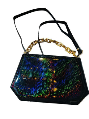 Holographic Chain Shoulder Bag